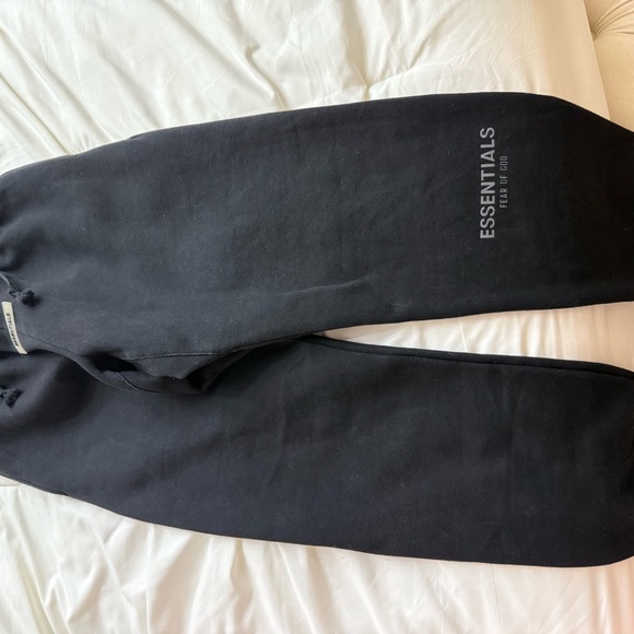 Fear of God | Pants & Jumpsuits | Fear Of God Essentials Black Joggers ...
